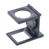 25x25 Mm Full Çelik Kaplı Katlamalı Büyüteç Th9005b - 1