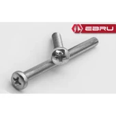 Ebru Yuvarlak Yıldız Başlı YSB Civata M5x100 - 100 Adet - 1