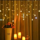 Yıldız 4 M 96 Led 19 Saçak 40-50-60 Cm Gün Işığı MZXX3-4 - 1