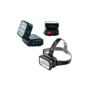 12 Ledli Şarjlı Kafa Lambası Power Ledli Kafa Feneri Tepe Lambası - 1