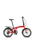 Fd 750 20 Jant Mtb - 7 Vites - V.b. - Kırmızı-siyah (çelik Bagaj/pvc Çamurluk) - 1