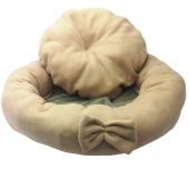 Polar Simit Kedi & Küçük Irk Köpek Yatağı - Bej- 50cm - 2