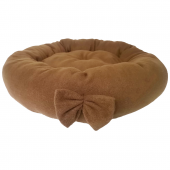 Polar Simit Kedi & Küçük Irk Köpek Yatağı - Kahverengi - 50cm - 1