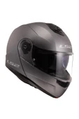 Strobe 2 Çene Açılır Mat Tıtanıum Kask - 4
