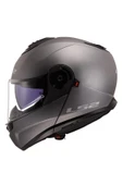 Strobe 2 Çene Açılır Mat Tıtanıum Kask - 3