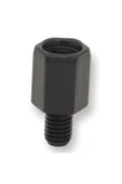 AYNA ADAPTÖRÜ [10 ADET] [ÜST 10mm DÜZ DİŞ - ALT 10mm DÜZ DİŞ] [SİYAH] #50267 - 1