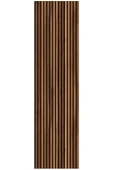 petels hareli koyu 60x245 cm Meşe Renk Akustik Ahşap Duvar Paneli - 1