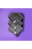 Gri Mikrofiber Temizlik Bezi 3 Adet Ev Ve Cam Temizliği Araba Tezgaüstü Bezi - 8