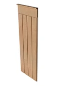 Decocraft Dekoratif Duvar Paneli ( 54 X 105 Cm ) Boyanabilir Ahşap 8 Mm Ham Mdf Duvar Paneli - 5