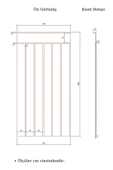 petels Dekoratif Duvar Paneli Boyanabilir Ahşap 10 Mm Ham Mdf Duvar Paneli - 6