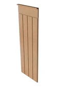 petels Dekoratif Duvar Paneli Boyanabilir Ahşap 10 Mm Ham Mdf Duvar Paneli - 1