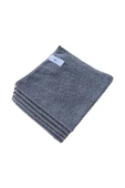 Gri Mikrofiber Temizlik Bezi 3 Adet Ev Ve Cam Temizliği Araba Tezgaüstü Bezi - 2