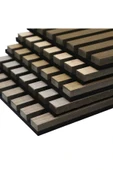 petels Safir 60x245 Cm Meşe Renk Akustik Ahşap Duvar Paneli - 6