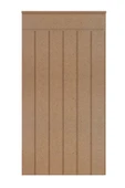 petels Dekoratif Duvar Paneli Boyanabilir Ahşap 10 Mm Ham Mdf Duvar Paneli - 4