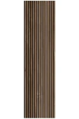 petels hareli koyu 60x245 Cm Meşe Renk Akustik Ahşap Duvar Paneli - 1