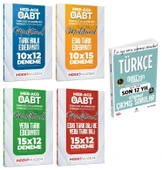 Dizgi Kitap + İndeks 2025 ÖABT nin Rehberi Türkçe Öğretmenliği Çıkmış Sorular Son 12 Yıl + 51 Deneme 5 li Set - 1