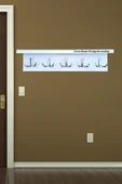 Green Home Desing Decoration Portmanto Duvar Askılığı Elbise Askılığı Beyaz Kapı Arkası Hol Koridor Mutfak Havlu Askılığı - 3