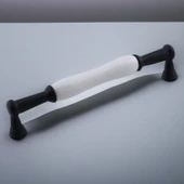Anav Porselen Kulp 192 mm Mobilya Çekmece Mutfak Dolabı Dolap Kapak Kulpları Kulb Kulpu Siyah thumbnail 5