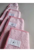 PEMBE 5ADET mikrOfiber temizlik bezi cam ve ev temizliği - 2