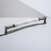 Anav Porselen Antik Nikel Kulp 192 mm Mobilya Çekmece Mutfak Dolabı Dolap Kapak Kulpları Kulb Kulpu - 8