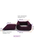 Berry Büyük Pet Kedi & Köpek Yatağı Ayrı Kullanılabilir Minderli - 2