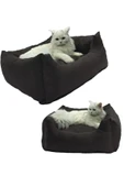 Cocoa Büyük Pet Kedi & Köpek Yatağı Ayrı Kullanılabilir Minderli 60x60x60x60 - 6