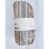 ÖZDİLEK STRİPE TV BATTANİYESİ PAMUKLU 130X170 CAMEL - 1