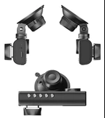 Qasul Araç Içi Kamera 3 Kameralı (Yol + Araç Içi+ Arka) Fhd Video Kayıt Mikrofonlu - 3