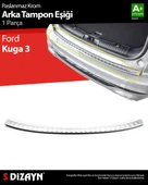 S-Dizayn Ford Kuga 3 Krom Arka Tampon Eşiği 2020 Üzeri thumbnail 1
