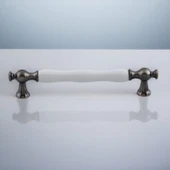 Aruh Porselen Antik Nikel Kulp 160 mm Mobilya Çekmece Mutfak Dolabı Dolap Kapak Kulpları Kulb Kulpu thumbnail 8