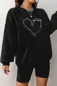 Unisex Holiday Baskılı Bisiklet Yaka Sweatshirt thumbnail 2