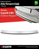 S-Dizayn Skoda SuperB B8 Makyajlı SW Krom Arka Tampon Eşiği 2019-2023 thumbnail 1
