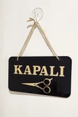 AÇIK/ KAPALI Kapı Tabelası - Berber, Kuaförler ve Terziler  için - 2