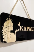 AÇIK/ KAPALI Kapı Tabelası - Kuaförler ve Güzellik Merkezleri için - 3