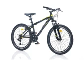 CORELLİ FELİX 3.2 ERKEK DAĞ BİSİKLETİ 310H V 24 JANT 21 VİTES SİYAH SARI GRİ - 1