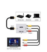 HDMI To Rca Tos Av Çevirici Dönüştürücü 1080P Mini HDMI2AV Video - 4
