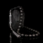 GÜMÜŞ PÜSKÜLLÜ GÜMÜŞ İŞLEME KAPSÜL ATEŞ KEHRİBAR TESBİH thumbnail 2