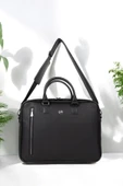 Lüx Unisex Siyah Laptop & Evrak Çantası 13"-14.6" inç - 2