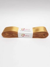 Gold Renk 3 Cm Saten Kurdele - 1