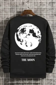 Unisex The Moon Bisiklet Yaka Sweatshirt - 2
