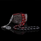 1000 AYAR KAZAZ PÜSKÜLLÜ ATEŞ KEHRİBAR TESBİH thumbnail 1