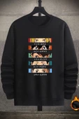 Unisex Cosplay Haikyuu Bisiklet Yaka Sweatshirt thumbnail 1