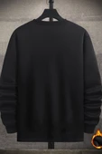 Unisex Tupac Coffee Baskılı Bisiklet Yaka Sweatshirt - 2