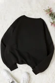 Unisex Chen Üzümlü Kekim Baskılı Bisiklet Yaka Sweatshirt - 2