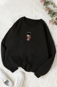 Unisex Chen Üzümlü Kekim Baskılı Bisiklet Yaka Sweatshirt - 1