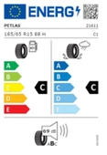 Petlas 185/65 R15 TL 88H PROGREEN PT525 Yaz Lastiği (Üretim Tarihi:2025) - 2