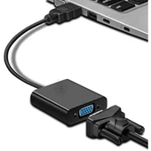 Hdmi To Vga Kablo Tablet Projeksiyon Notebook Uyumlu Siyah thumbnail 2