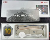 Watch HK10 Pro Max Amoled Akıllı Saat Tüm Akıllı Telefonlara Uyumlu Kordon Hediyeli - 1