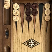 Infiniti Numeratörlü Ahşap Tavla Ceviz - 12