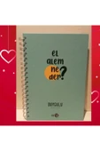 El Alem Ne Der Tasarımlı Konuşan Ajanda - 1